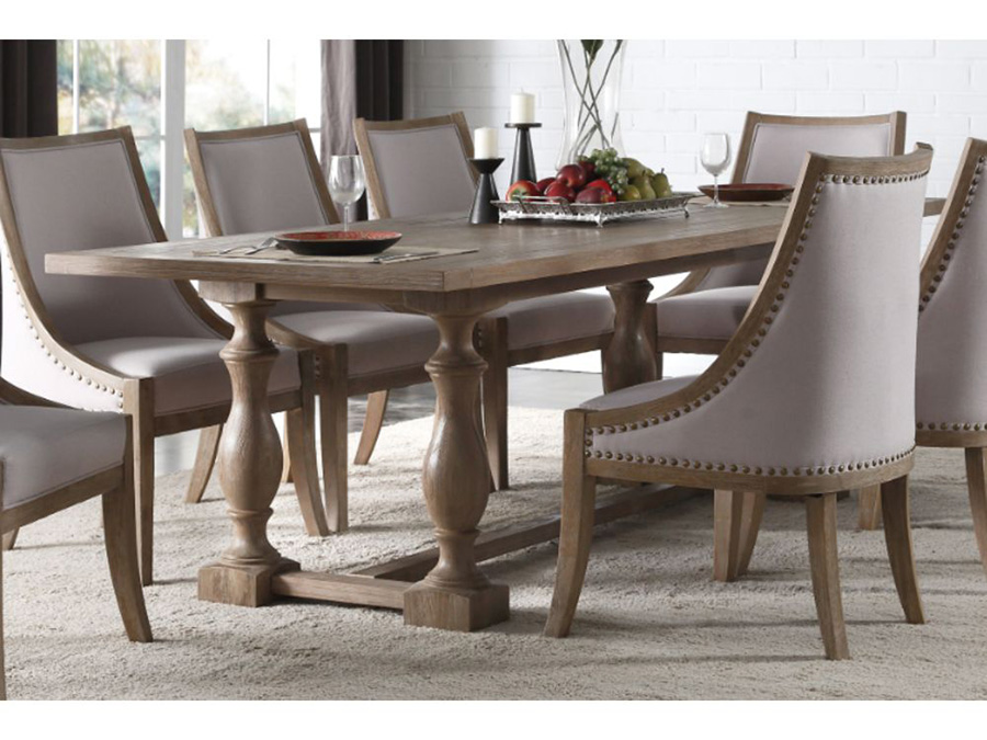 Dining Table In Weathered Oak - Everyday Low Price